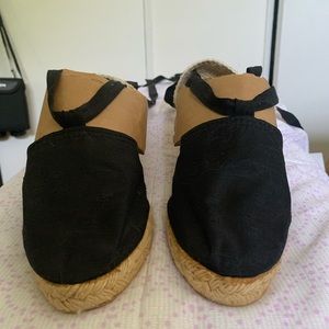 Spanish Calzados Fernández espadrilles, black, size 40